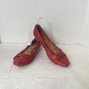 Jeffrey Campbell Lisa Red Heart Heel Flat - 6.5 M